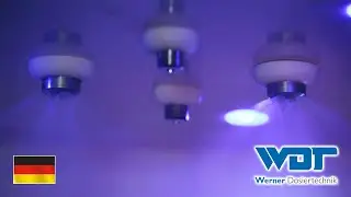 Erlebnisduschen &ndash; hinterleuchtetes PVC-Deckenelement von WDT Werner Dosiertechnik GmbH & Co.KG