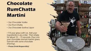 PJ's Cocktails - Chocolate RumChatta Martini