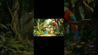 Fun in the Jungle | Kids Jungle Adventure Rhyme  #childrensrhymes #learningpoem #rhymetime #rhymer
