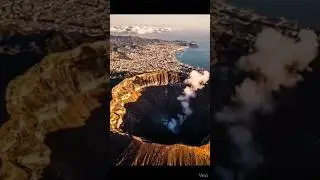 Walk the Footsteps of History at Mount Vesuvius, Italy 🏔️#usa#ItalyAdventure #VolcanoHiking🥰#Pompeii