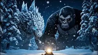 Godzilla vs Kong Interrupted by Santa Claus | Epic Christmas Cinematic Story