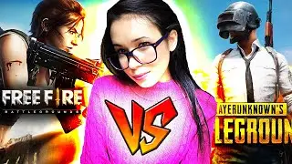 FREE FIRE VS PUBG - QUAL É O MELHOR BATTLEROYALE PARA CELULAR?