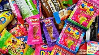 Wispy Cone | Yummy Rainbow More Candies,Chocolates and Lollipops Unpacking | ASMR