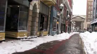 DOWNTOWN SCHENECTADY SnowFall 2011