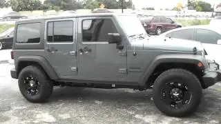 DUBSandTIRES.com 17 Inch XD Series Rockstar Black Wheels 2014 Jeep Wrangler Review Offroad rims