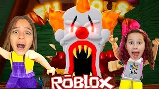 ESCAPAMOS DO PARQUE DE DIVERSÕES DO TERROR! Escape The Carnival of Terror! Roblox@Valentina UniBlox