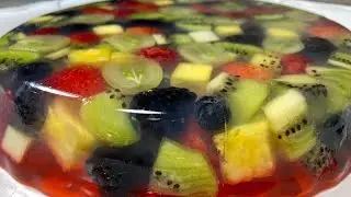 How to make Jello Fruit Cake | CK #50| #fruit #jelly #cake #recipe #tasty #channel #youtube