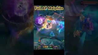 Full AP Malphite Oneshots#lol #outplay #riot #gaming #lolshorts #league #malphite #oneshot #shorts