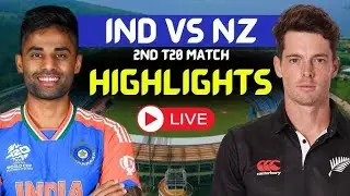 🟢 IND vs NZ 2nd T20 match highlights ll