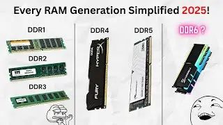 RAM Evolution Explained! DDR1 to Latest in just 3 Minutes