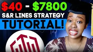 SUPPORT AND RESISTANCE LINES TRADING STRATEGY FOR QUOTEX $40 TO $7800