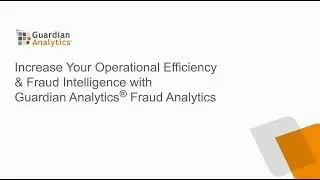 Increase Your Operational Efficiency & Fraud Intelligence with Fraud Analytics