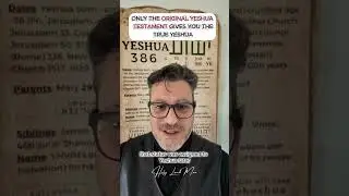 You need the Original YESHUA Testament to know the true Yeshua.  YOU CAN&rsquo;T KNOW THE TRUE YESHUA BASE