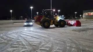snow parking lot - mk8 golf r