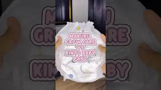 Battle Makuku Grow Care vs Kinto Baby Pant #battle #diapers #makuku #kinto #short #shorts