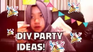DIY BIRTHDAY PARTY IDEAS CHEAP AND SIMPLE! (PARTY BANNER, BALLOONS, PHOTOBOOTH)