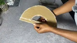 How to Make a Hand Fan Base with Carton | Trending DIY Handfan Tutorial 2025