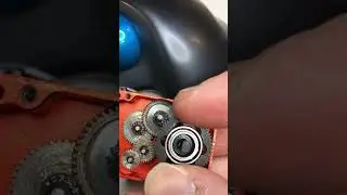 Inside a metal gear servo