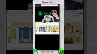 Excel Art Menggambar Rumah Willy Salim di Excel  #kelasonline #excel #exceltips