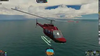 Kerbal Space Program working Bell-206LR w/ teetering rotor