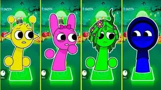 BUS EATER 🆚 EXTRA SLIDE 🆚 SKIBIDI TOILET 🆚 HOUSE HEAD 🆚 ODDBODS ‼️Tiles Hop EDM RUSH