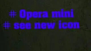 See news icon on opera mini
