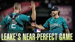 Leake's near perfect game