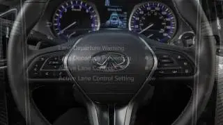 Infiniti Q60 2017 года &mdash; система активного контроля полосы движения (при наличии)