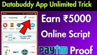 Databuddy ₹5000 Unlimited Trick || Without Otp Online Script 2018 || #No root 100% Working Trick