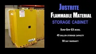 Justrite flammable material storage cabinet (1031B CABINET)