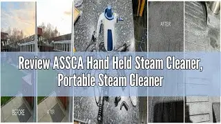 Review ASSCA Hand Held Steam Cleaner, Portable Steam Cleaners, Steam Cleaner Handheld, Comes with 9-