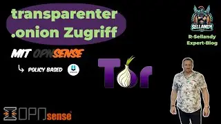 Transparenter .onion Zugriff mit OPNsense und Tor (Policy based)
