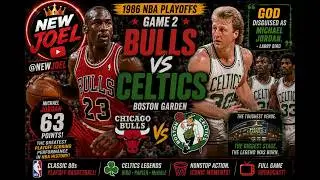 Bulls vs Celtics &ndash; 1986 NBA Playoffs Game 2 | FULL Broadcast | Michael Jordan Scores 63