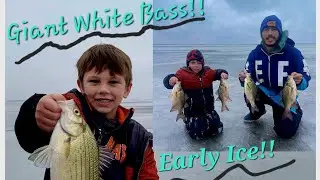 INSANE Ice Fishing Bite!! LAKE POYGAN! |With Diehard Angling!!|