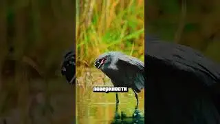 Черная цапля
