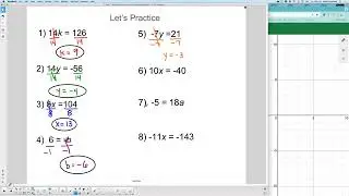 1-04 Key Features of Linear Functions (equations)