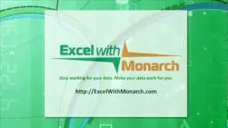 Automating Monarch with Excel VBA Programming