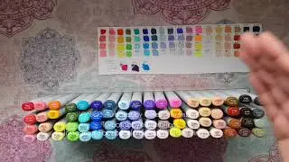 💜COPIC Sketch 72 Set D Markers Unboxing & Feat Copic Airbrush System by Turbotabby©Illustrations🐱