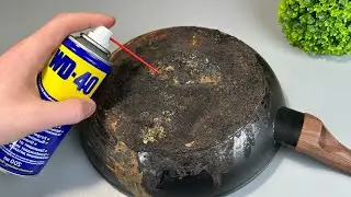 Нанесите это на старую пригоревшую сковороду, и она будет как новая! Простой и эффективный способ!