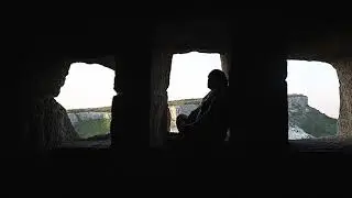 Alizbar /Overtone singing /Крым /Чуфут Кале /Обертональное пение/ acoustic Cave/ Polyphonic singing