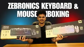Zebronics Transformer Gaming Keyboard & Mouse Unboxing 🔥 | Best Budget Combo for Gamers!