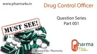 Drug Control Officer Rajasthan : Question Series 01