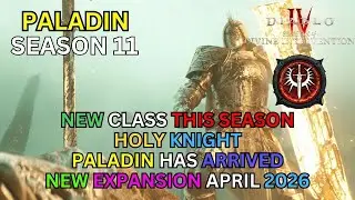 PALADIN HAS ARRIVED New Class Holy Knight Top Build Guide Diablo 4 Season 11 #paladin #diablo4 #ss11