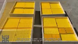 Polyurethane Screen Panels for High Abrasion Materials