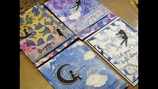 1kit 10 and more cards - Galaxy cards with -My monthly HERO -Card Kit Aug 2017 - part 1