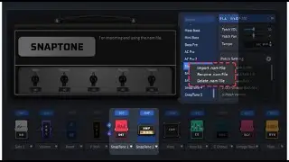 gilneyparson snaptone solu&ccedil;ao valeton GP-200 capturas NAM N.A.M
