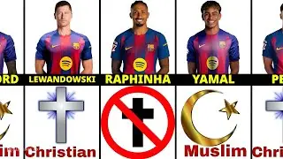 FC Barcelona Players Religion 😱 2025/26 | Full Squad with Religion & Nationality 🔥