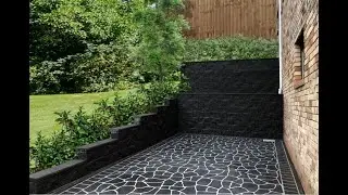 Retaining wall time-laps