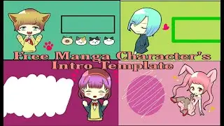 TOP 10 FREE CUTE  MANGA CHARACTER'S   INTRO TEMPLATES