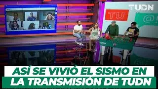 ¡Así sorprendió el sismo en las instalaciones de TUDN! | Sismo 7 Septiembre 2021 | TUDN